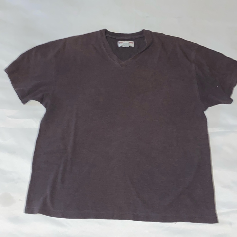 Men's V-Neck Short Sleeve Shirt - Black
